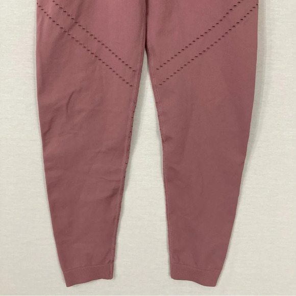 Uniquely Lorna Jane Pink Mauve Seamless Leggings Size Large - Picture 8 of 10